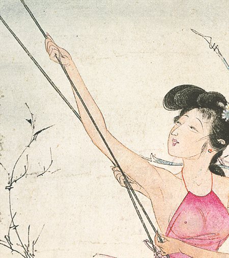 南关-胡也佛的仕女画和最知名的金瓶梅秘戏图